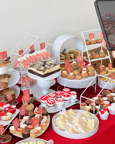 Shop Opening Dessert Bar with assorted mini treats – Afters Pastry