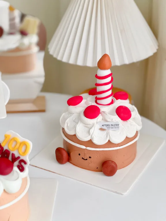 JellyCat Birthday Cake with pastel colors and cute plush-inspired design