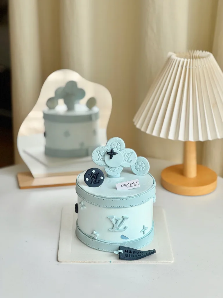 Louis Vuitton Customized Cake with luxury monogram design – Afters Pastry