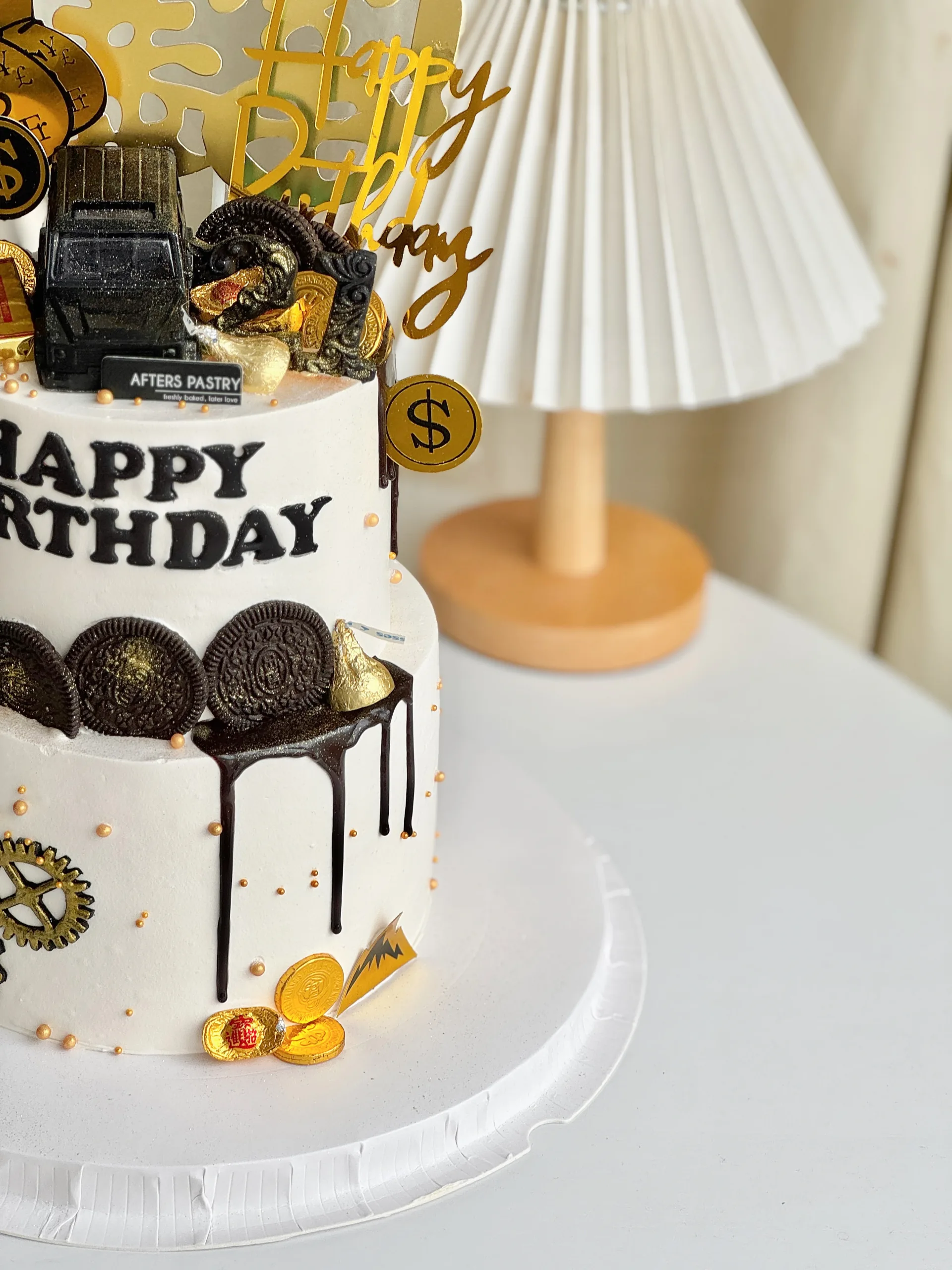 2 Tier Cakes for Men – Elegant Double Layer Celebration Cake Johor Bahru 柔佛