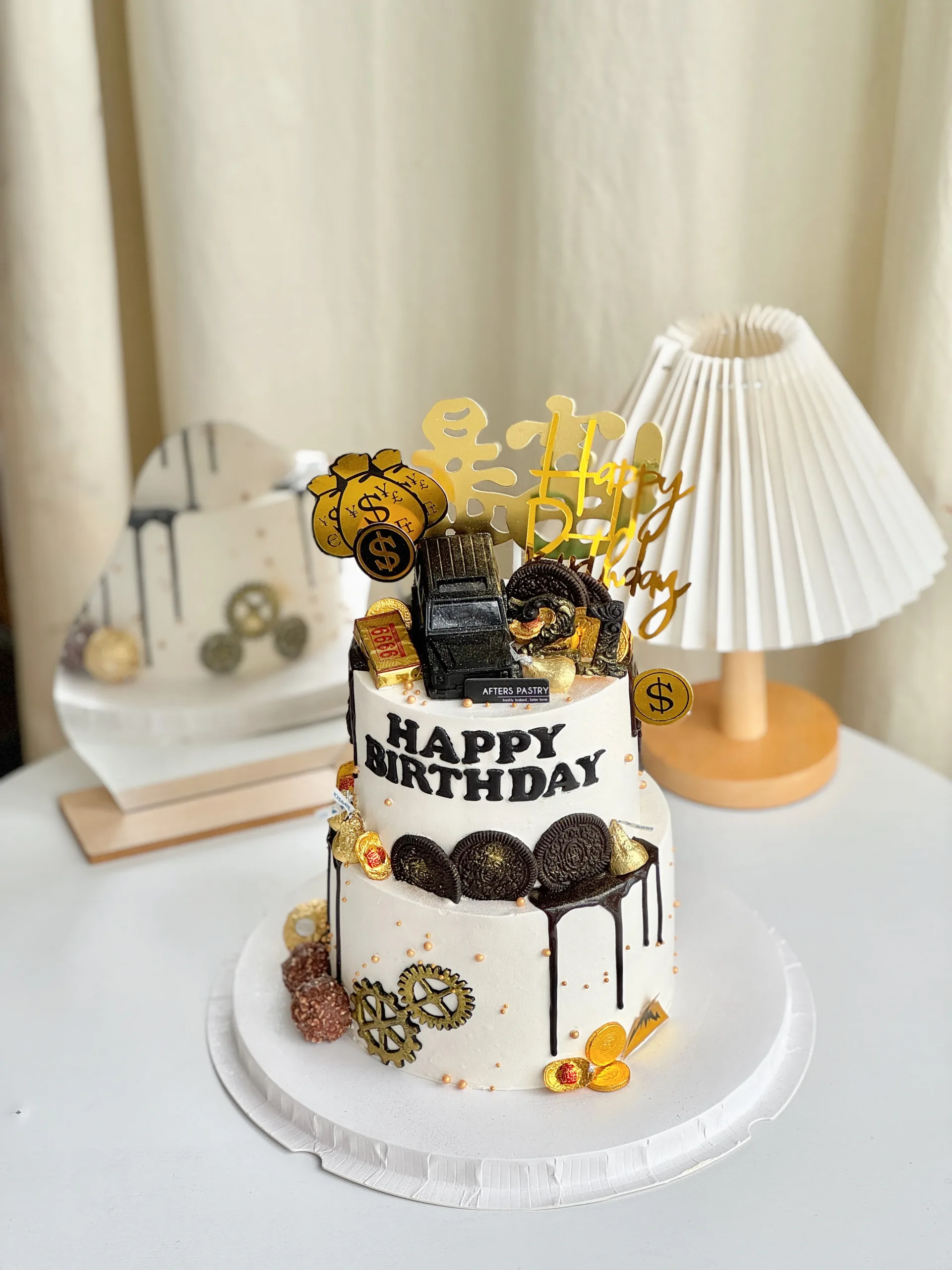 2 Tier Cakes for Men – Elegant Double Layer Celebration Cake Johor Bahru