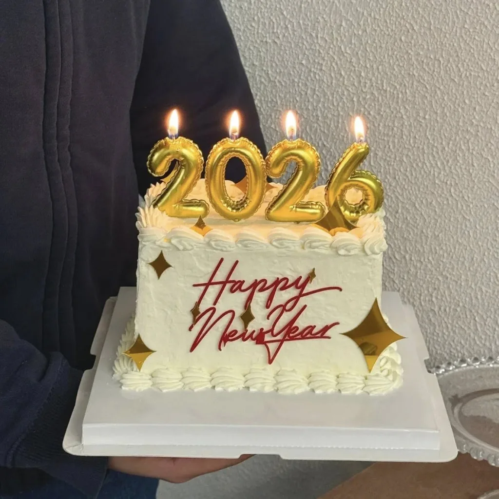 Elegant new year cake design 2026 for family and celebration events | Afters Pastry